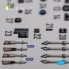 KELIK K72104 HE-219 UHU interior 3D decals for Dragon kit 1/72